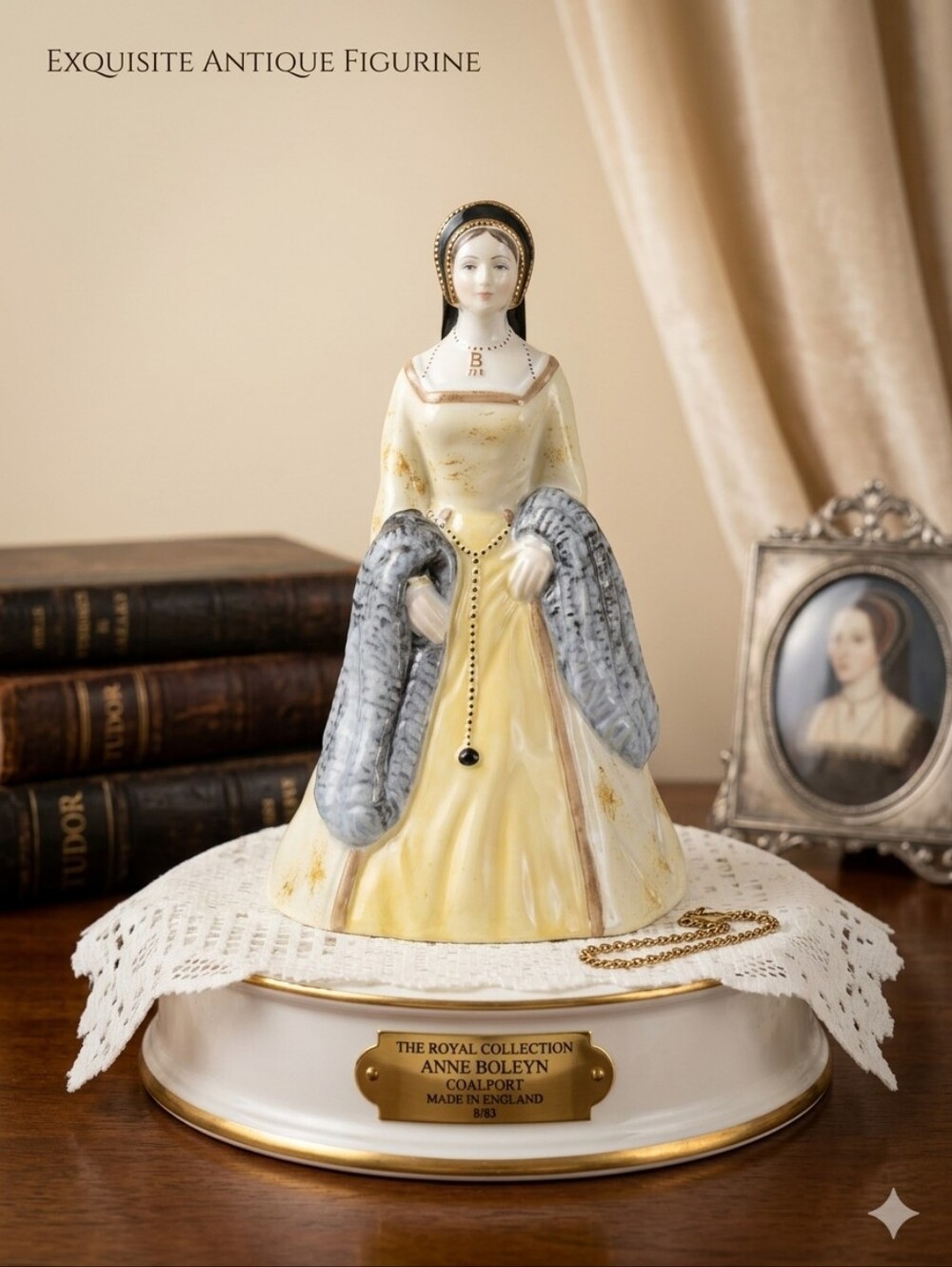Vintage Coalport "Anne Boleyn" Bone China Figurine | The Royal Collection